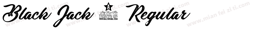 Black Jack 1 Regular字体转换
